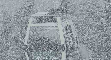 Bursa'da Nisan sürprizi: Uludağ'da kar yağışı etkili oldu