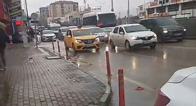 Bursa'da tehlikeli manevra: 3 bin lira ceza kesildi