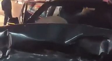 Bursa'da zincirleme kaza: 3 araç hurdaya döndü