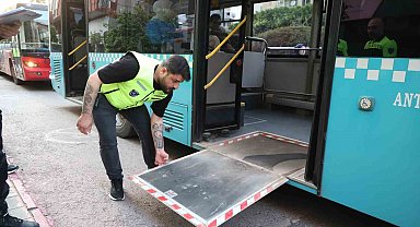 Büyükşehir'den toplu ulaşım araçlarına yönelik denetim