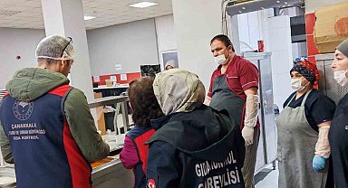 Çanakkale'de yurt yemekhanelerine eş zamanlı denetim