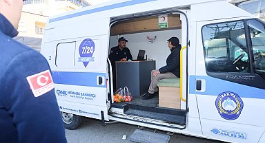 Canik'te Mobil Zabıta Çözüm Merkezi ile talep ve öneriler yerinde dinleniyor