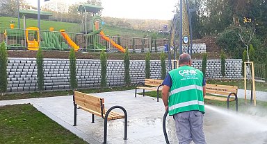 Canik'te parklar yaza hazırlanıyor