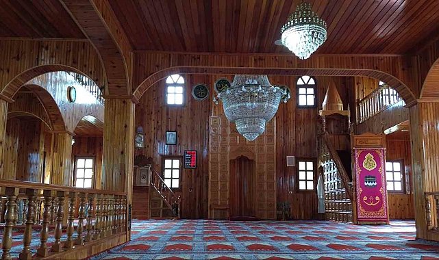 Çantı tekniğiyle inşa edilen çivisiz cami 2 asırdır ayakta