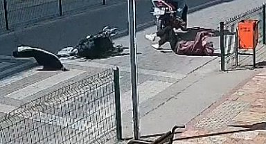 Çaycuma'da motosiklet yaya geçidinde anne ve çocuğuna çarptı: 2 yaralı