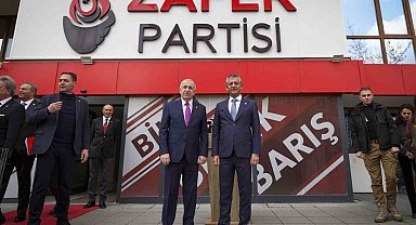 CHP Genel Başkanı Özel'den Zafer Partisi Genel Başkanı Özdağ'a ziyaret