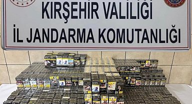 Çiçekdağı'nda kaçak sigara operasyonu