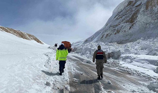 Çığ düşen Ahlat-Malazgirt yolu yeniden ulaşıma açıldı