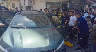 Cizre'deki kazada araçta sıkışan sürücüyü itfaiye kurtardı