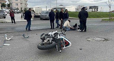 Çorlu'da trafik kazası: 2 yaralı