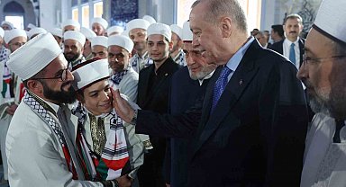 Cumhurbaşkanı Erdoğan, 333 hafızın icazet merasimine katıldı