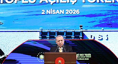 Cumhurbaşkanı Erdoğan: "Geçtiğimiz asırda petrol ve karbon yakıtlar için yapılan mücadele önümüzdeki dönemde su alanında yapılacaktır"
