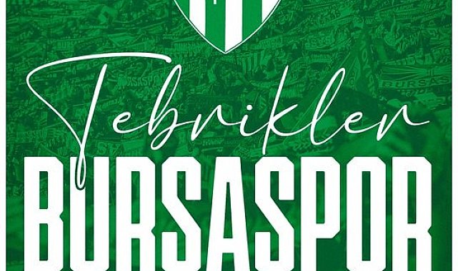 Cumhurbaşkanı Erdoğan'dan Bursaspor'a tebrik mesajı