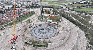 Çünür Tepesi'ne restoran ve sosyal tesis inşa ediliyor