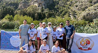 Dalyan'da masa tenisi doğayla buluştu