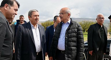 Darende'de dolu afeti sonrası mahallelere ziyaret