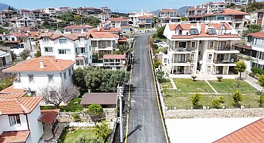 Datça'da 13 kilometre sıcak asfalt serimi tamamlandı