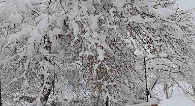 Denizli'nin yüksek kesimleri baharda beyaza büründü