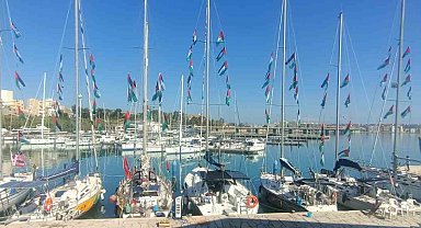 Denizlili gönüllü Salih Tekin Sumud Filosuna katılmak için İtalya'da