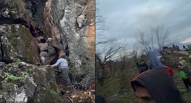 Derecik'te dağda mahsur kalan genç kurtarıldı