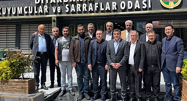 DESOB Başkanı Ebedinoğlu, Diyarbakır Kuyumcular ve Sarraflar Odasını ziyaret etti
