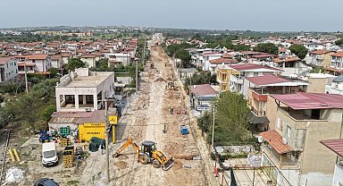 Didim Akbük'te yol yenileme çalışmaları başladı