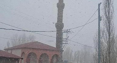 Diyadin'de nisan karı