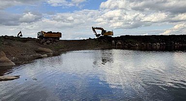 Diyarbakır'daki sulama göleti inşaatı tamamlandı