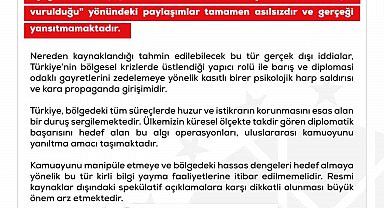 DMM'den ABD'nin F-15 savaş uçağının Türk yapımı omuzdan fırlatılan uçaksavar sistemiyle vurulduğu iddialarına yalanma