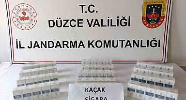 Düzce'de 177 bin 400 makaron ele geçirildi