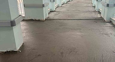 Düzce'de hijyenik ortam için zeminler yenileniyor