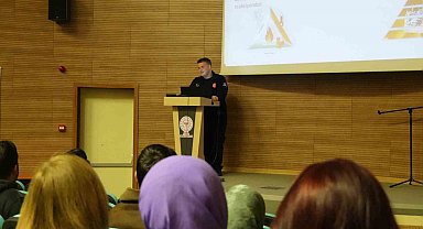 Düzce'de sağlıkçılara yangın eğitimi