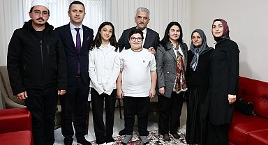 Düzce'de şehit ailesine anlamlı ziyaret