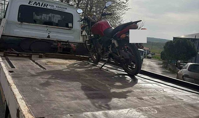 Edirne'de motosikletliye 24 bin 162 TL ceza