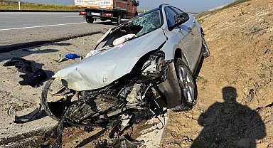 Edirne'de trafik kazası: 4 yaralı