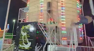 Edirne'deki lunapark faciasının dehşet anları kamerada