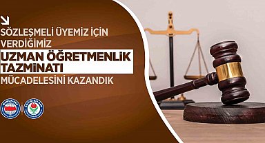 Eğitim-Bir-Sen'in açtığı davada sözleşmeli öğretmenler için emsal karar