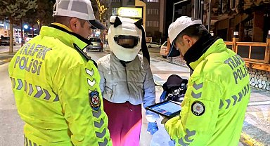 Ehliyetsiz motosiklet sürücüsüne 11 bin lira ceza