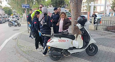 Ehliyetsiz ve muayenesi geçmiş motosikletle kaza yaptı 42 bin lira ceza uygulandı