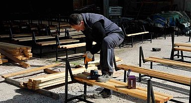 Elazığ Belediyesi atölyelerinde çalışmalar aralıksız sürüyor