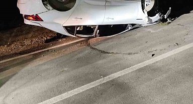 Elazığ'da otomobil takla attı: 6 yaralı