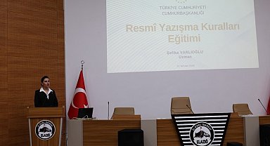 Elazığ'da resmi yazışmalarda uygulanacak usul ve esaslar hakkında eğitim