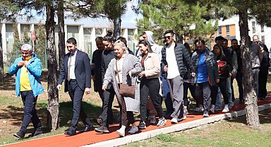 Elazığ'da sağlık için yürüdüler