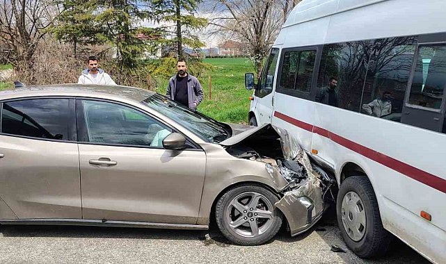 Elazığ'da trafik kazası: 1 yaralı