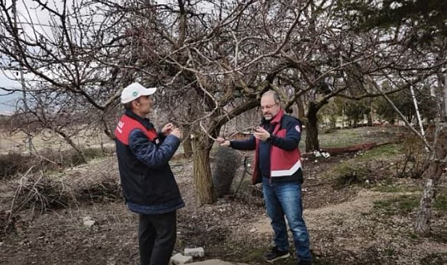 Elazığ'da zirai don mesaisi