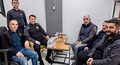 Emniyet Müdürü Çağlar esnafla buluştu