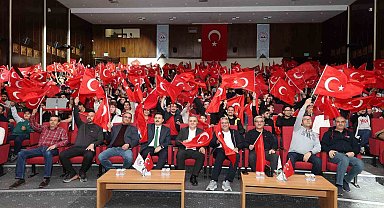 ERÜ'de milli maç heyecanı