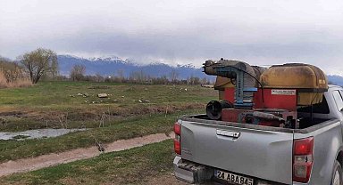 Erzincan'da larva ile mücadele çalışmaları başladı