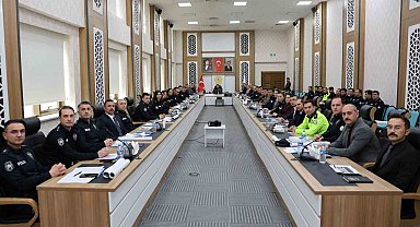 Erzurum Emniyeti'nde "İlk Çeyrek" değerlendirmesi