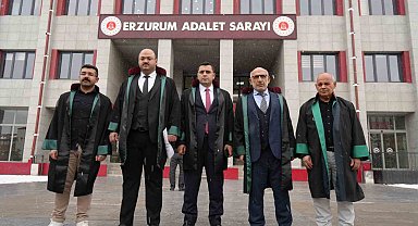 Erzurum'da Hukukçular Derneği'nden İsrail'e yasa tepkisi